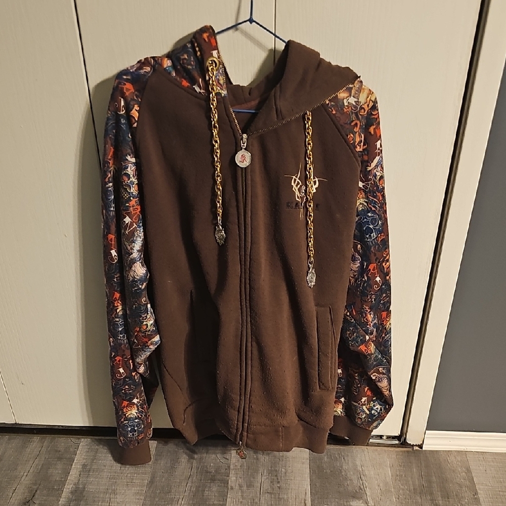 Kanji 💙💯 Premium Hoodie Ed Hardy Christian Audigier